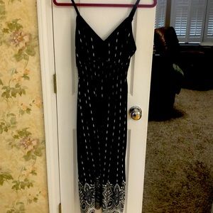 Athleta black and white dress size L